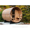 Custom circular dry heat sauna cabins for home / garden / g